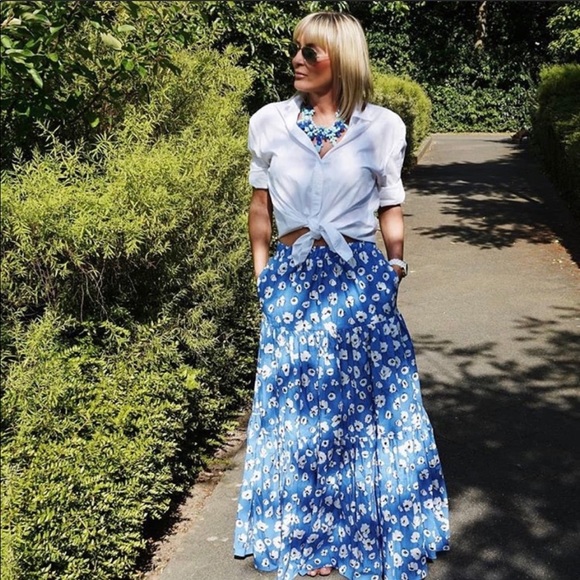 ZARA Floral Print Skirt - Picture 4 of 8